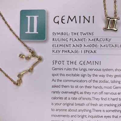 Gemini Zodiac Necklace