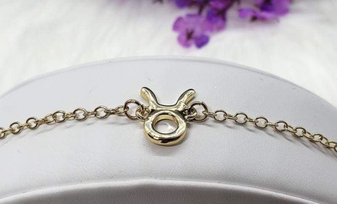 Taurus Zodiac Sign Bracelet – Gold
