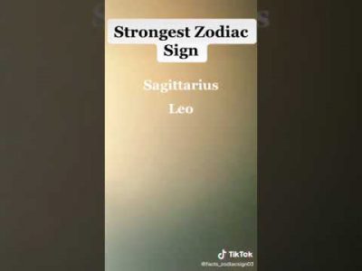 Who Are The Most Strongest Zodiac Signs #shorts #short✨