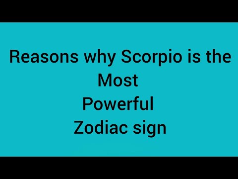 Is Scorpio the most powerful sign of the zodiac?| Most powerful Zodiac Sign| #Zodiac #Astroloa