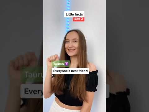 Little facts About Zodiac Signs ☝️ part 2 / #shorts / Zodiac Signs TikTok by Astroscope