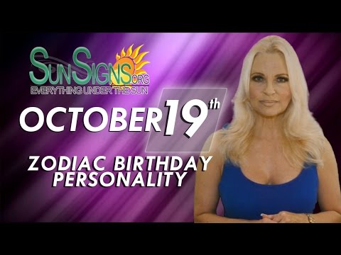 October 19th Zodiac Horoscope Birthday Personality – Libra – Part 2