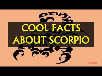 COOL FACTS ABOUT SCORPIO ZODIAC