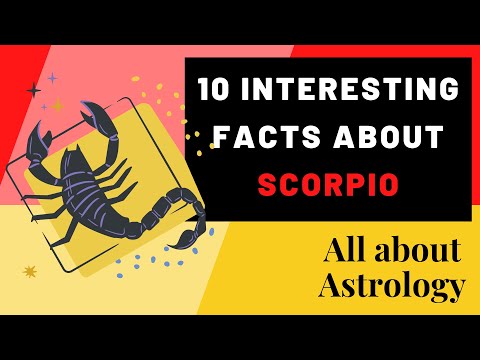10 INTERESTING FACTS ABOUT SCORPIO