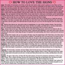 A guide to how to treat the zodiac signs in love – very curious…