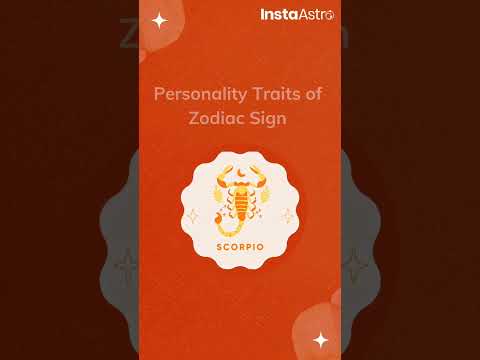 Scorpio Zodiac Sign Personality || Vrishchik Rashi Personality || InstaAstro #shorts
