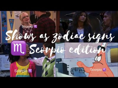 Shows as zodiac signs// episode 4 Scorpio ♏️ edition