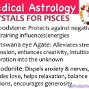 Medical Astrology: Crystals for Pisces