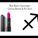 Bite Beauty Sagittarius Lipstick Review & Zodiac Fun Facts