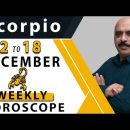 Scorpio Weekly Horoscope 12 to 18 December 2021 | yeh hafta kaisa reh ga?