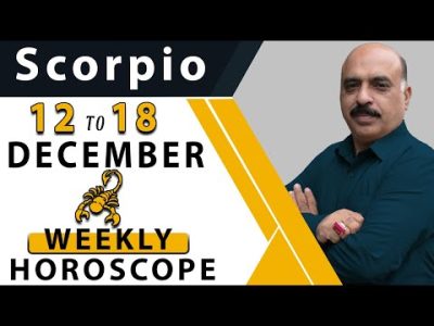 Scorpio Weekly Horoscope 12 to 18 December 2021 | yeh hafta kaisa reh ga?