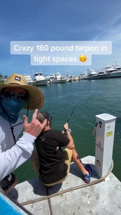 Like & comment for pt.2 ( DONT LET IT FLOP ) #CrucialCatch #BeConvincing #feelinggood #fyp #foryoupage #keywest #tarpon #fishing #viral