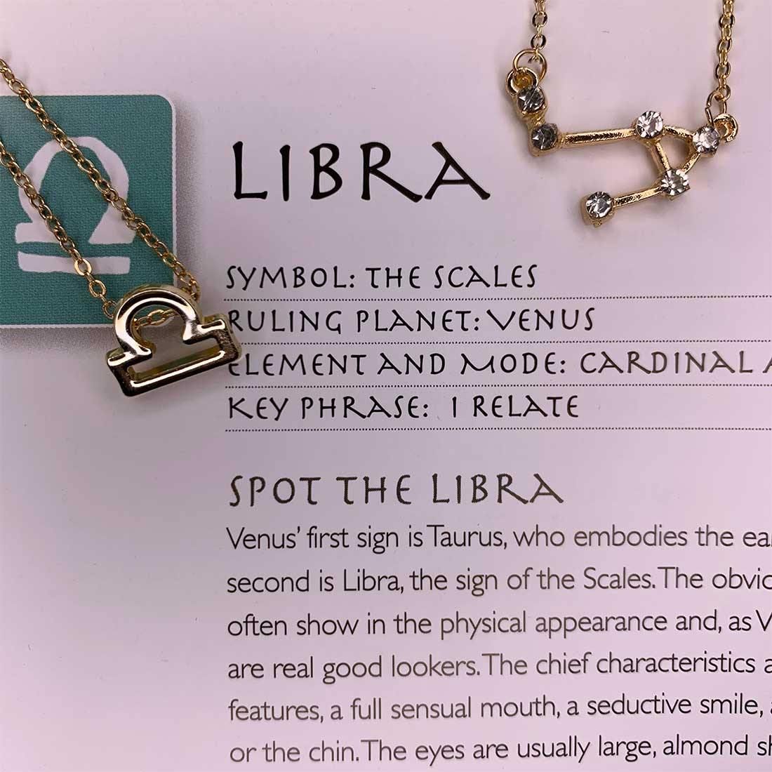 Libra Zodiac Necklace