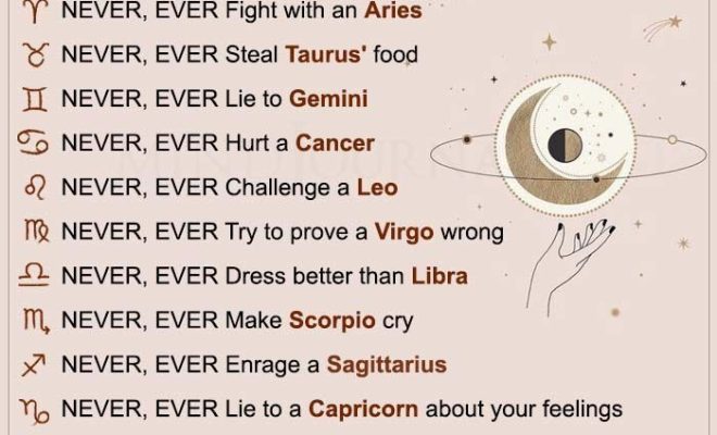 Never Ever Do These Things To The Zodiac Signs