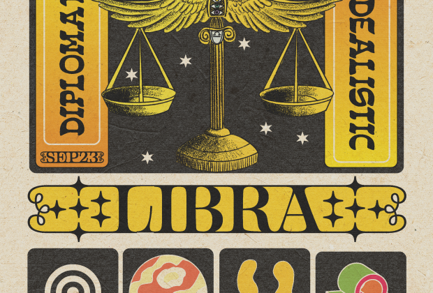Libra Zodiac Print
