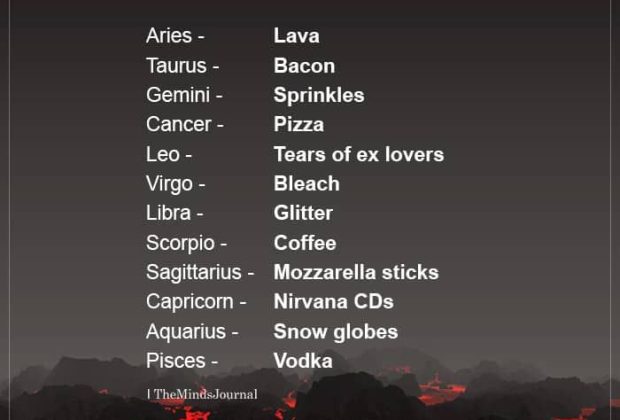What each Zodiac Is Made Of