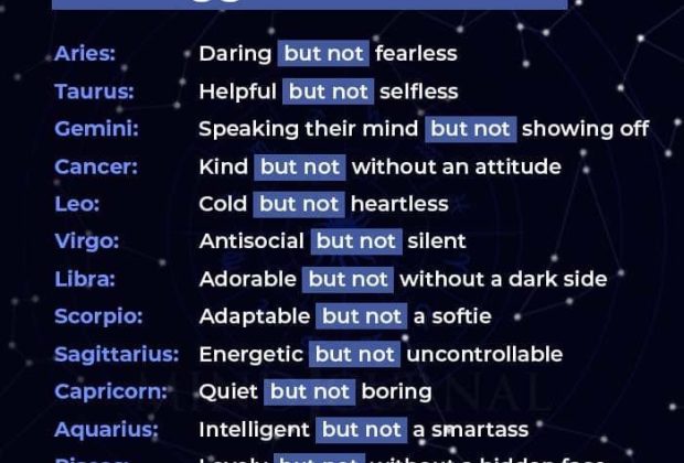 Zodiac Signs ‘This’ But Not ‘That’