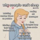 why scorpio can’t sleep💤