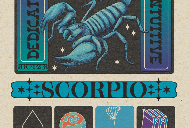 Scorpio Zodiac Print