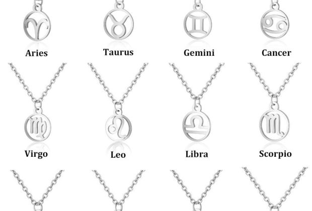 Stainless Steel Zodiac Sign Necklaces