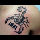 Scorpio zodiac sign Tattoo | Jm Mondero