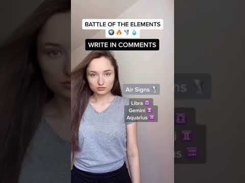 Battle of the Elements 🌎🔥🌪️💧 WHO WILL WIN?  / #shorts / Zodiac Signs TikTok by Astroscope
