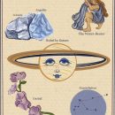 Zodiac Astrology Vintage Style Poster Aquarius | Etsy