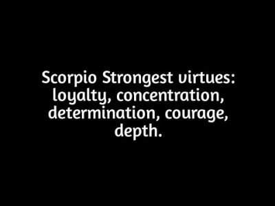 Zodiac Facts about Scorpio.