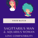 Sagittarius Man and Aquarius Woman Love Compatibility
