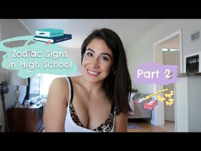 Zodiac Signs In High School – Part 2 ( Libra Scorpio Sagittarius Capricorn Aquarius Pisces )
