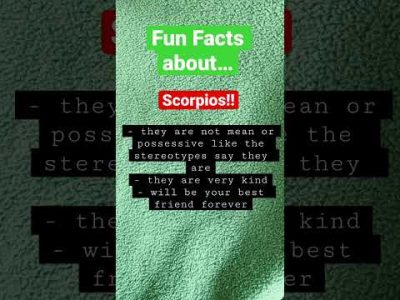 Fun Facts about Scorpios! | ♏️ | #shorts #zodiacsigns #scorpio