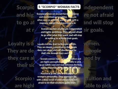 “Into the Depths: Revealing the Hidden Truths of Scorpio Women”
