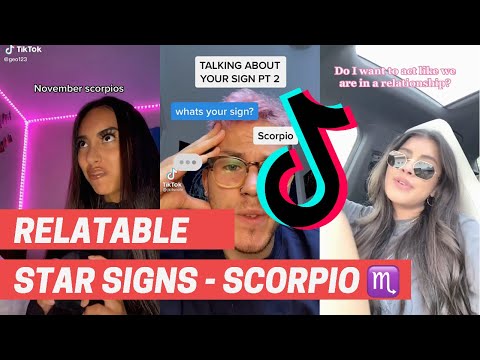 Relatable Scorpio Zodiac Star Sign ♏️ TikTok Compilation