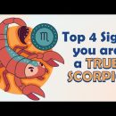 Top 4 Signs You Are a TRUE SCORPIO