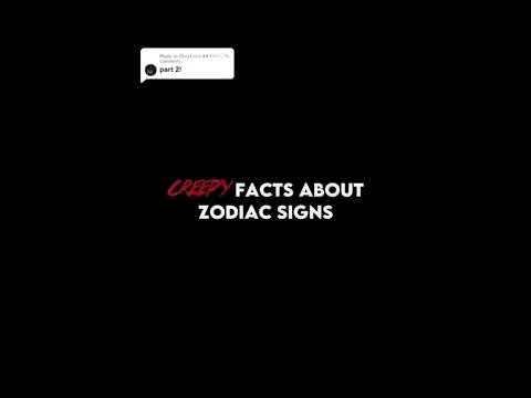 Creepy facts about zodiac signs Pt.2 – Zodiac signs Shorts