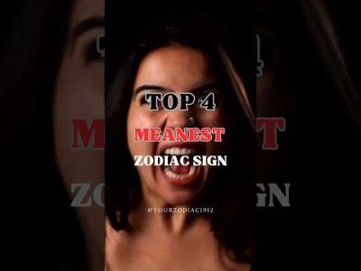 Top 4 Meanest Zodiac Sign | #zodiac #zodiacsigns #shorts #reels #fyp #canva #ai #shorts