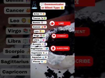 💬 Communicator or Silent Type 🤐 #zodiacsigns #astrology #zodiac  #tiktok