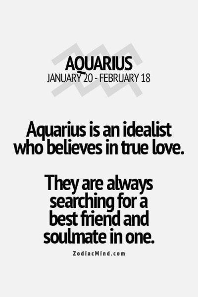 Little Things About Aquarius! (Zodiac Sign)