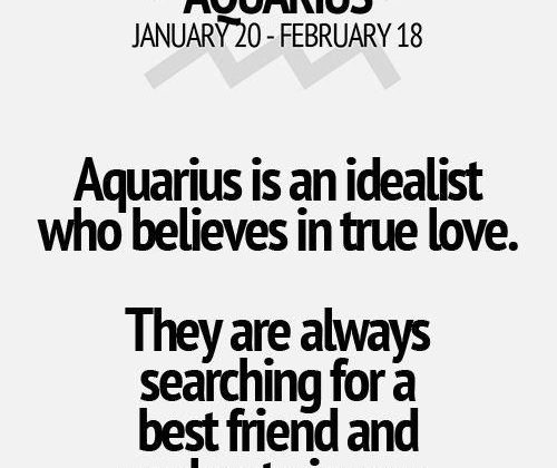 Little Things About Aquarius! (Zodiac Sign)