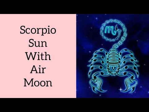 Scorpio Sun With Air Moon Signs #astrology #zodiac #scorpio #scorpioseason #scorpiofacts #moonsign