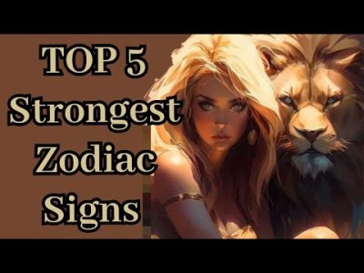 TOP 5 Strongest Zodiac Signs 💪♎♑♍♋♐♌♓♈♊♉♒♏  tiktok #viral #trending #tiktok #astrology #facts