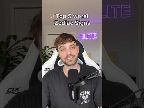 Top 5 Worst Zodiac Signs #shorts