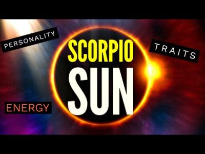 SUN IN SCORPIO:  Top 10 Scorpio Traits in Astrology (GOOD AND BAD!)