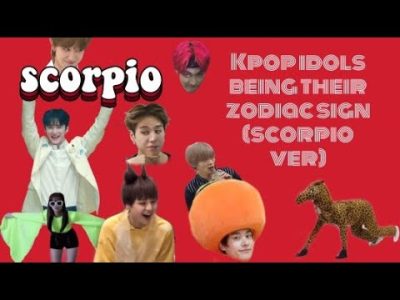 kpop idols being their zodiac sign (scorpio ver)