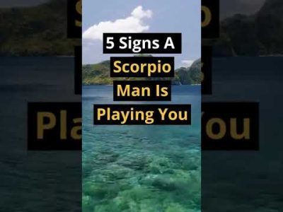 5 Signs A Scorpio Man Is Playing You #shorts #dating #zodiac #zodiacsigns