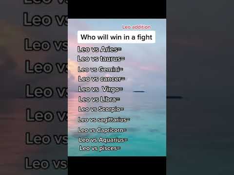 Who would win a fight. Leo edition – Zodiac signs Shorts