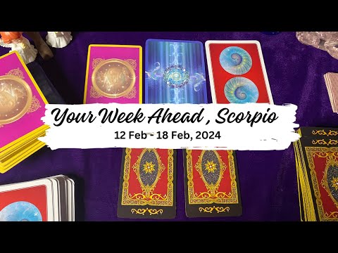 12-18 February’24 Weekly Tarot Reading for Scorpio ♏️ | Bewitched Readings #horoscope #scorpio