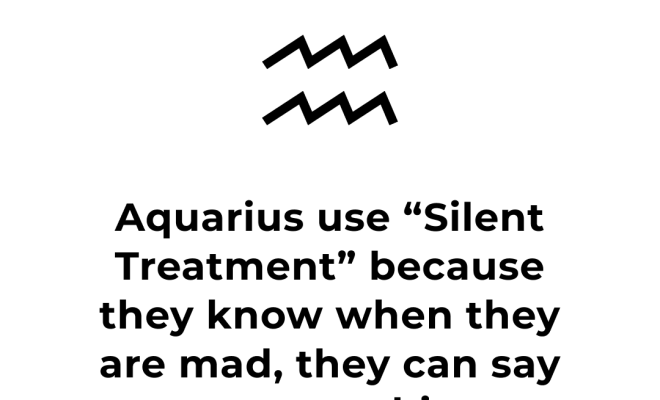 Aquarius and their treatment