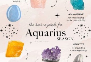 Aquarius crystals | crystal aesthetic | zodiac signs