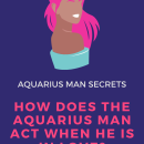 How Does The Aquarius Man Act When He Is In Love?